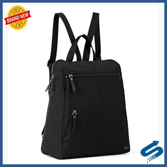 Recycled Nylon Backpack with Adjustable Strap, 20L Capacity, Laptop Compatible main image 5